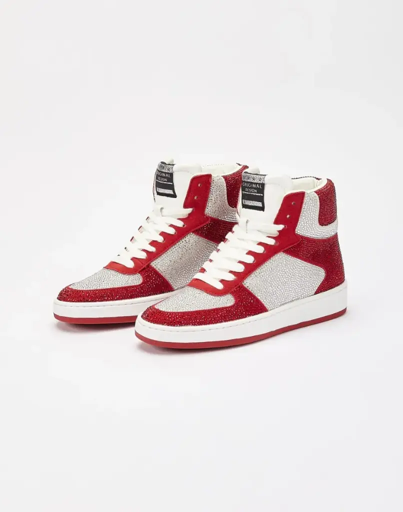 Multi-color Jewels | Mid-top Fashion Sneakers