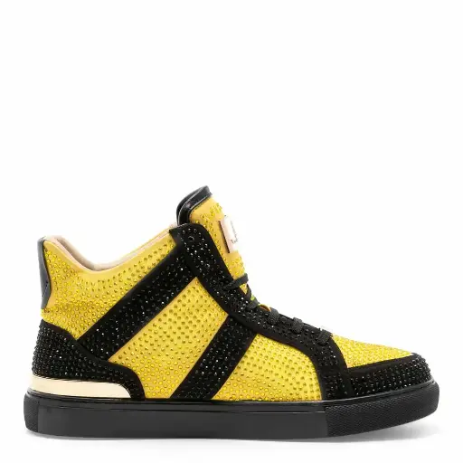 Multi-color Jewels | Mid-top Fashion Sneakers