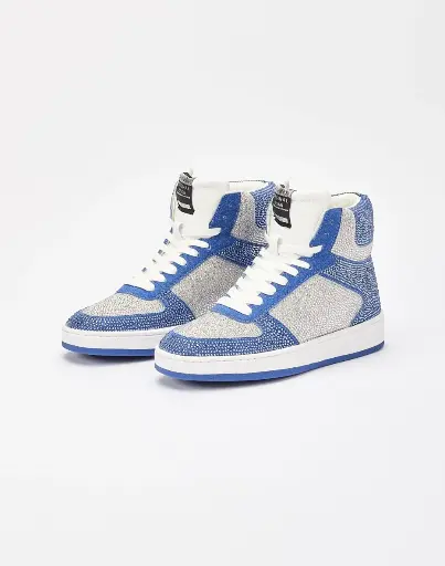 Multi-color Jewels | Mid-top Fashion Sneakers