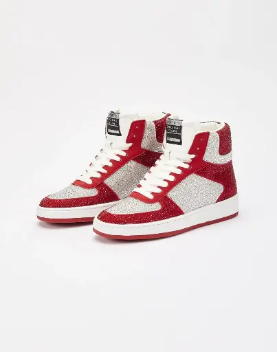 Multi-color Jewels | Mid-top Fashion Sneakers